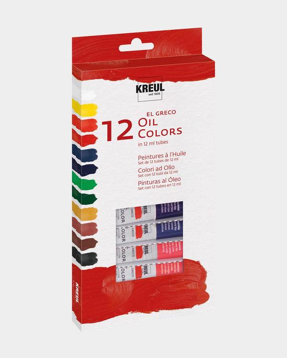 Actual product image Kreul el Greco oil colours (144 ml)