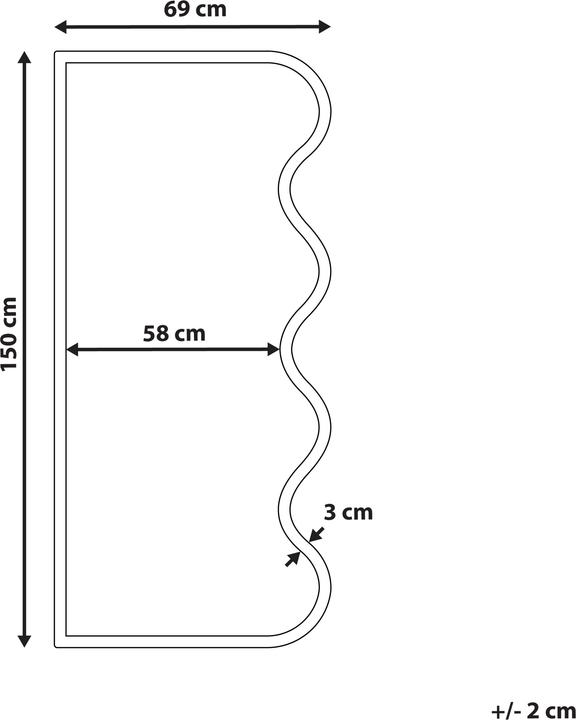 Productafbeelding Beliani Murat (69 x 150 cm)