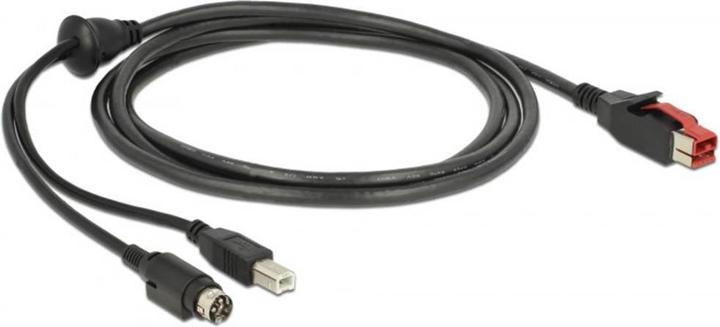 Produktbild Delock 85488 PoweredUSB Kabel Stecker 24 V (2 m, USB 2.0)