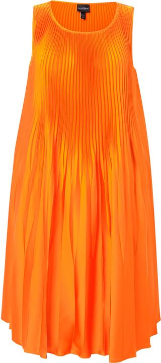Produktbild Ulla Popken Plissee-Midikleid, A-Linie, Rundhals, ärmellos (46, 48)
