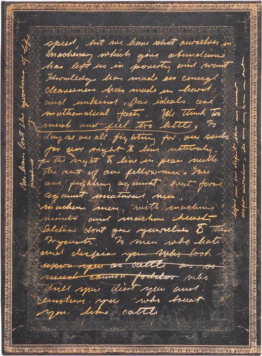 Produktbild Paperblanks Aufbewahrungsbox Hommage an Charlie Chaplin Schwarz (31.5 x 23.5 x 4.5 cm, 3 l)