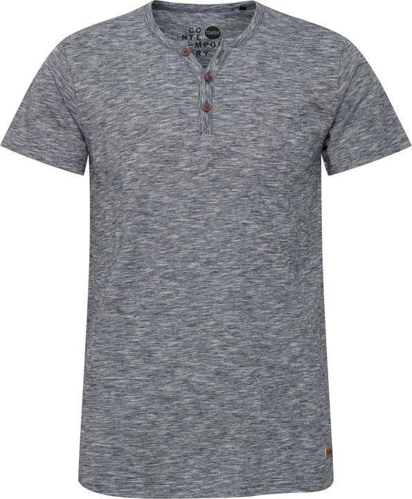 Immagine prodotto Solid Sigos T-Shirt A Maniche Corte Maglietta Da Uomo Con Collo Grandad In Cotone 100% (M)