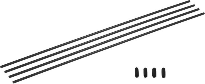 Carson Tube d'antenne noir 4Pcs.
