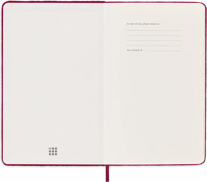 Image du produit Moleskine Carnets de notes VELVET (A5, Règle spéciale, Couverture rigide)