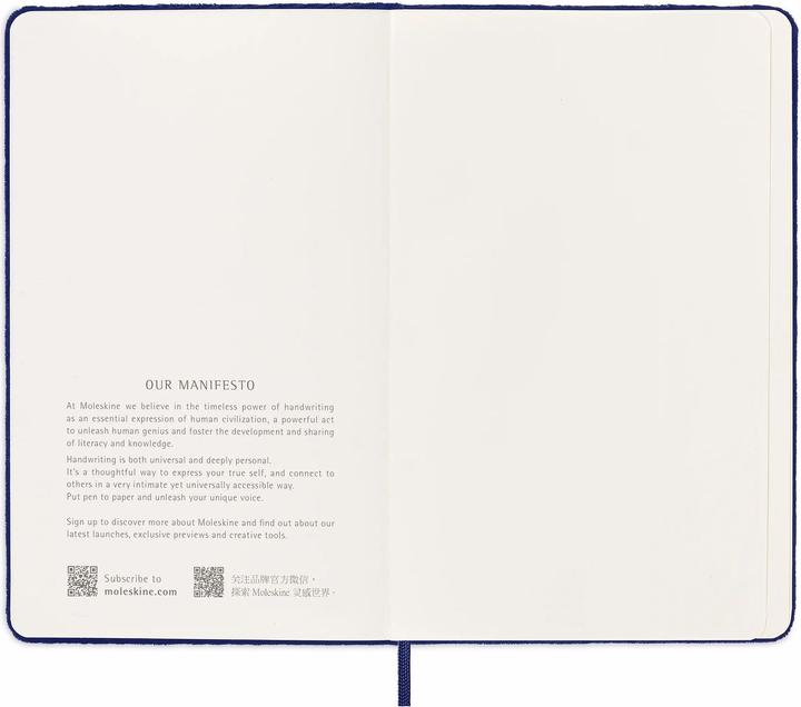 Image du produit Moleskine Carnets de notes VELVET (A5, À rayures, Couverture rigide)