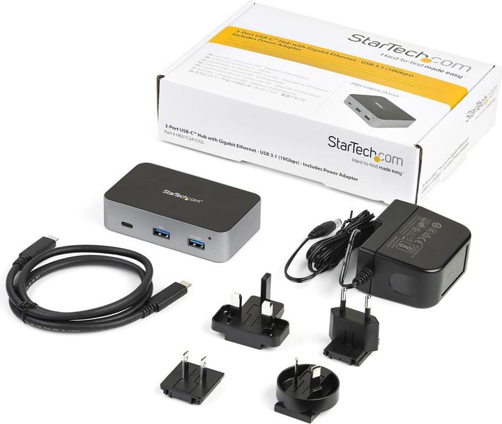 Actual product image StarTech HB31C2A1CGS (USB-C, 3 ports)