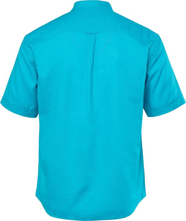 Immagine prodotto JP1880 Camicia con lino, mezze maniche, colletto alla coreana e vestibilità moderna (7XL)