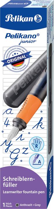 Actual product image Pelikan o Junior pen right h. Anthracite A (Charcoal, 1 x)