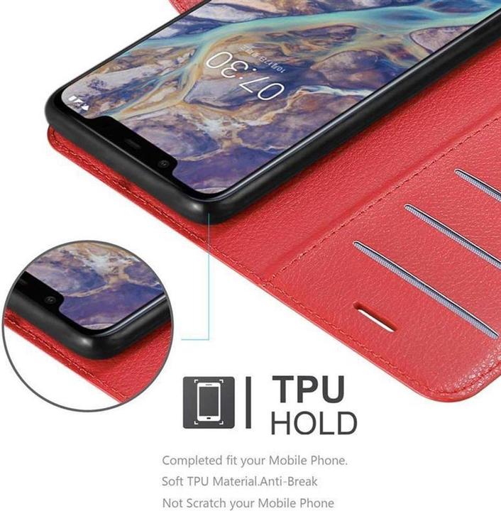 Image du produit Cadorabo Book avec fonction stand Cover (Nokia 7.1 Plus)