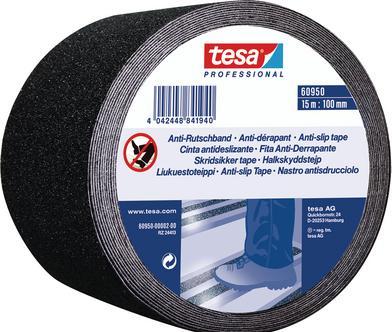 Actual product image tesa Anti-slip adhesive tape 60950 / 60951 black length 15 m, width 100 mm (100 mm)
