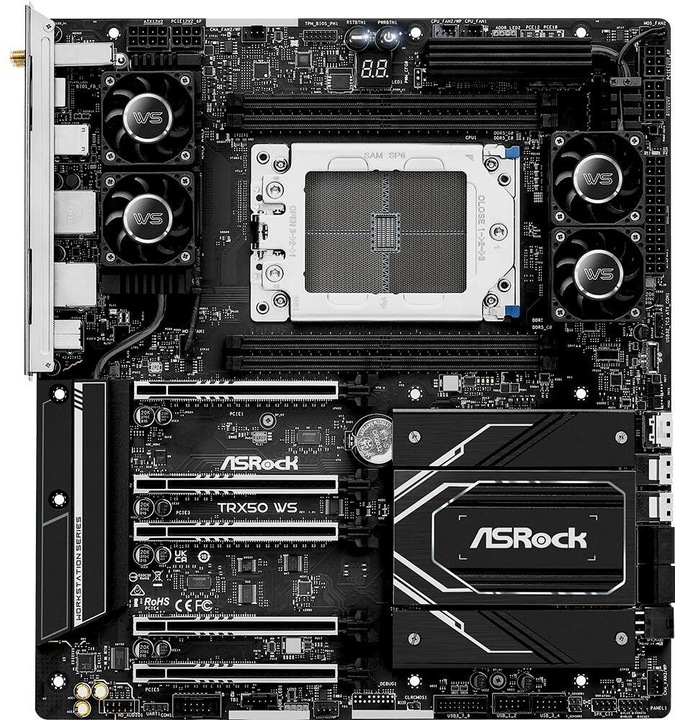 Actual product image AsRock TRX50 WS (sTR5, AMD TRX50, E-ATX)