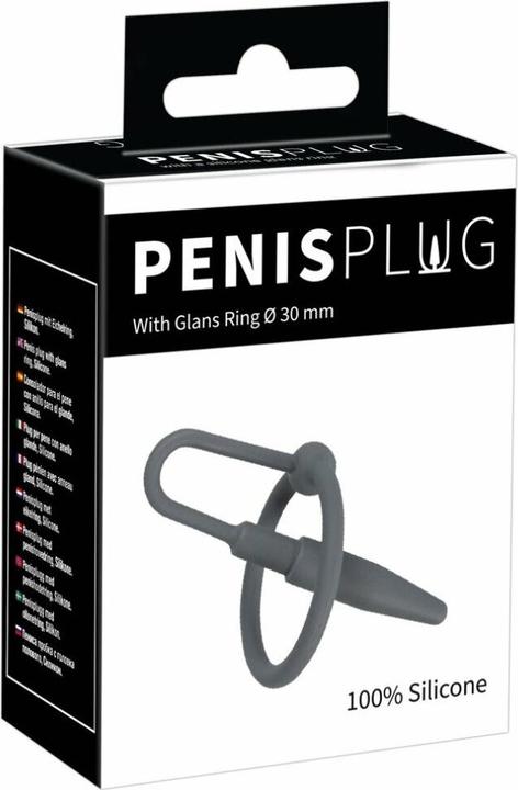 Actual product image You2Toys Penis plug with glans ring