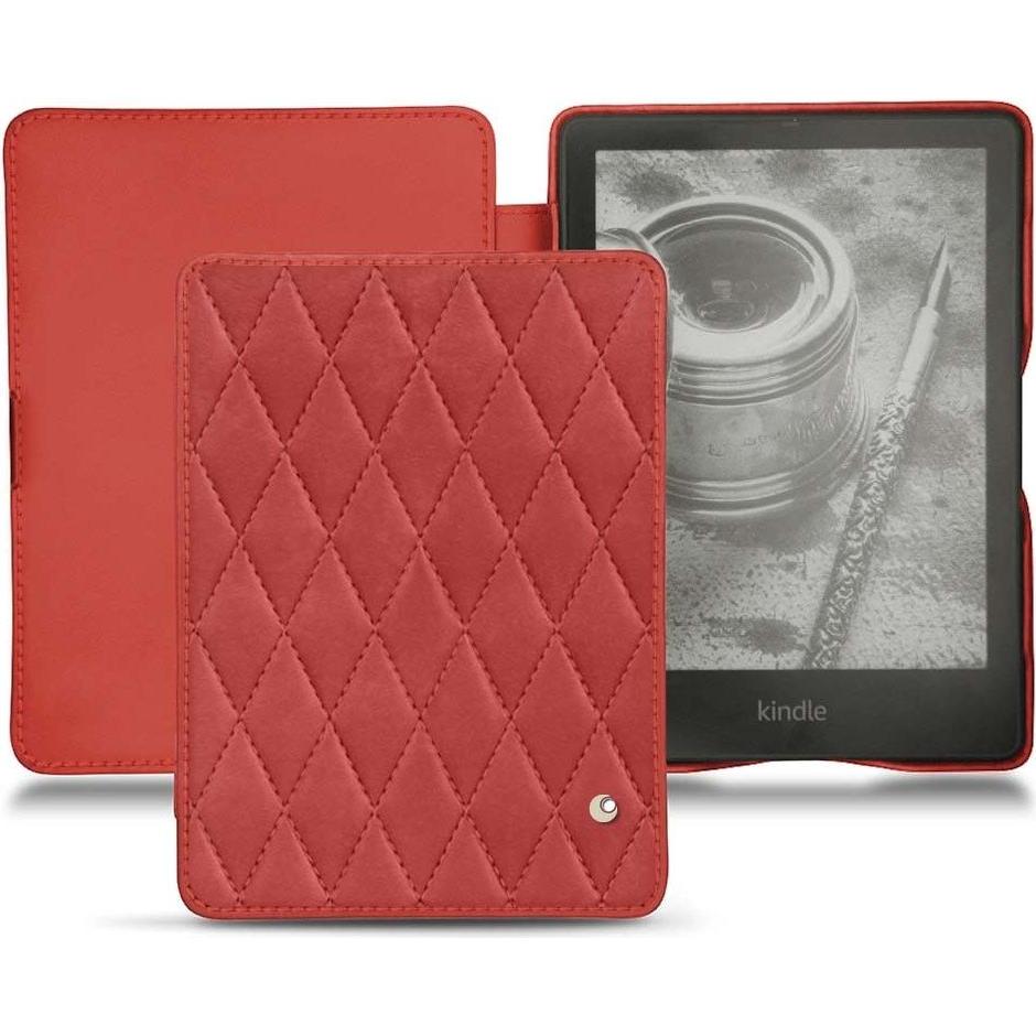 Noreve Lederschutzhülle horizontal (Kindle Papewhite (2021)), Tablet Hülle, Rot