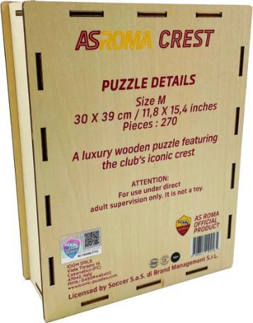 Produktbild Iconic AS Roma - Logo - Holz Puzzle Grösse M (270 Teile) (270 Teile)