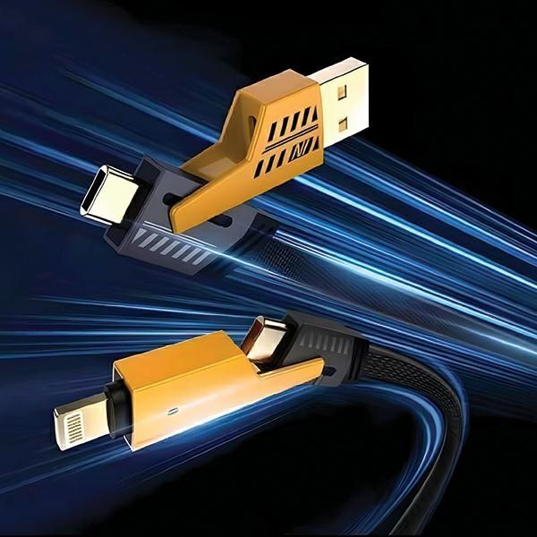 Image du produit Awei câble CL-226 2w1 usb-c/lightning czarny/black (1.20 m, 65 W)