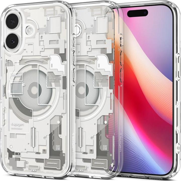 Actual product image Spigen - Ultra Hybrid Zero One MagSafe - iPhone 17 - Natural Titanium (Apple iPhone 17)