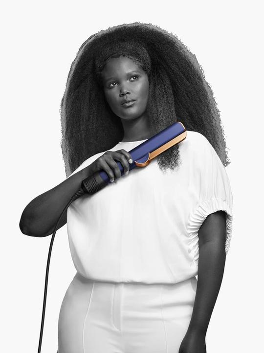 Actual product image Dyson Airstrait hair straightener 1,600 watt midnight blue / copper