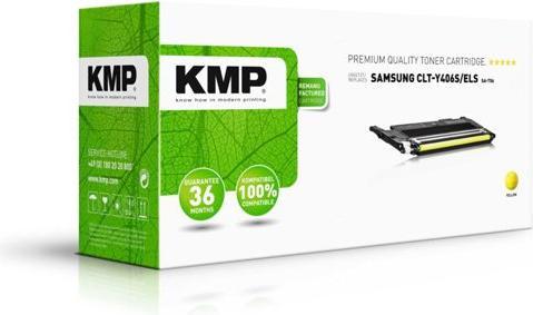 Actual product image KMP SA-T56 Toner yellow compatible with Samsung CLT-Y406S (Y)