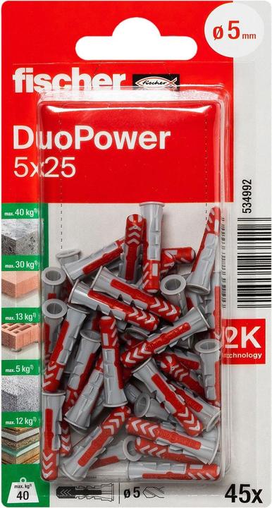 Produktbild Fischer Duopower (45 Stk.)
