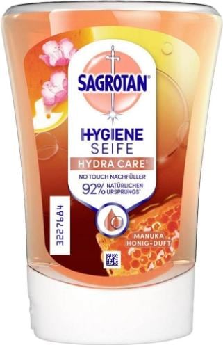 Sagrotan HYDRA CARE NO TOUCH Flüssigseife Nachfüllpackung 250 ml (Handseife Nachfüllpackung, 250 ml)