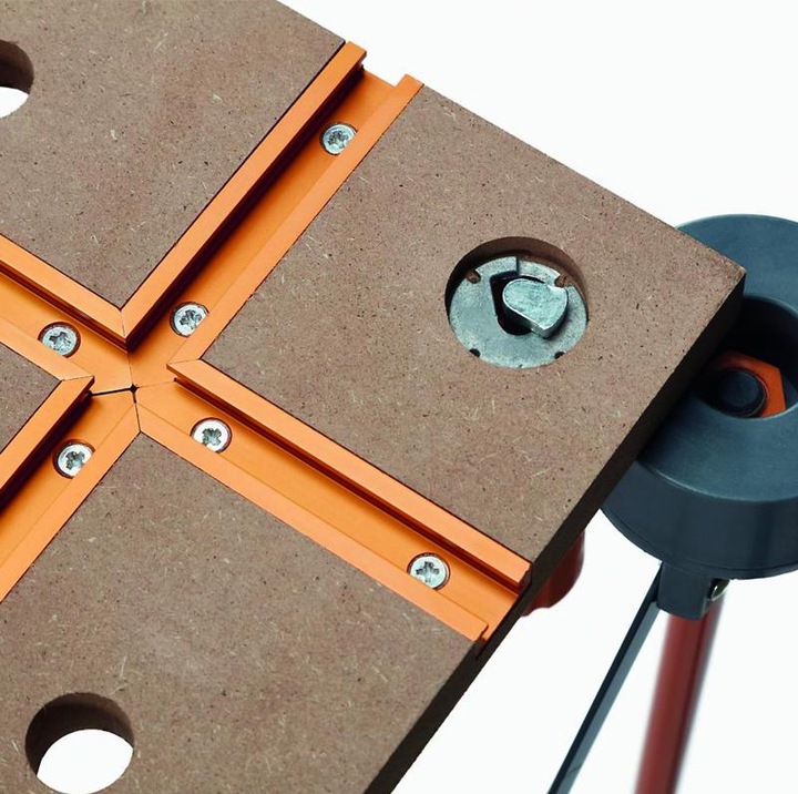 Actual product image Werkstarck Tischplatte mit Nutenschine BORA MFT (Metal)