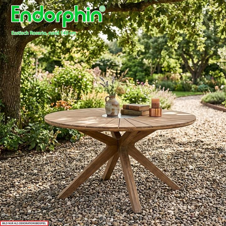 Actual product image Endorphin Rosario Gartentisch rund 140 cm aus Akazie