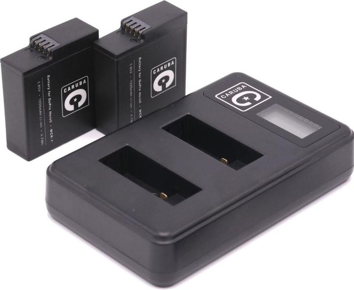 Produktbild Caruba Wall Charger & Batterij Duo Kit voor GoPro Hero 5 / 6 / 7