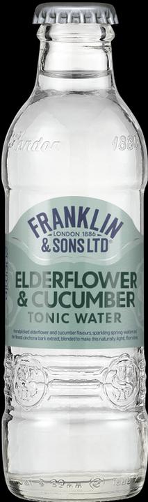 Image du produit Franklin & Sons Eau tonique d'Elderflower au concombre (24 x 20 cl)