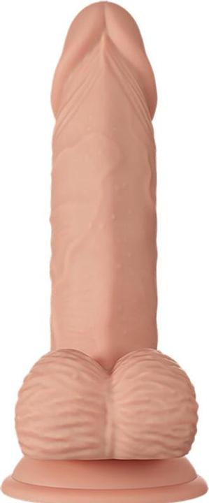 Actual product image Baile Beautiful Encounter Zebulon Realistic And Flexible Dildo 19.4 cm - Meat