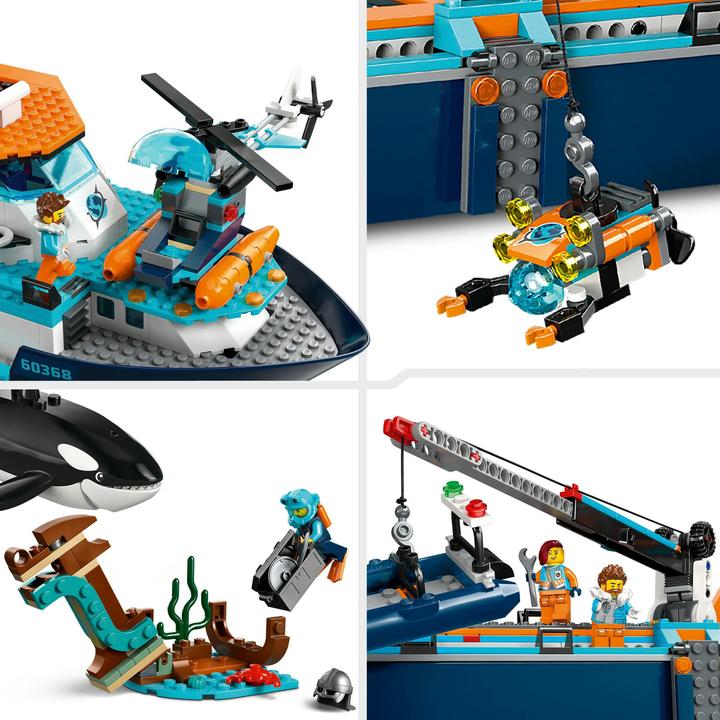 Image du produit LEGO Navire de recherche sur l'Arctique (60368, LEGO City)