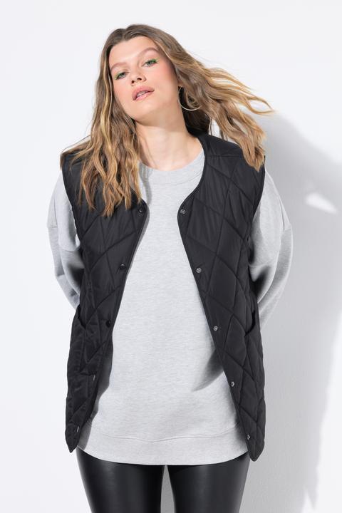 Actual product image Studio Untold Light-Steppweste, Oversize Shape, Druckköpfe (58)