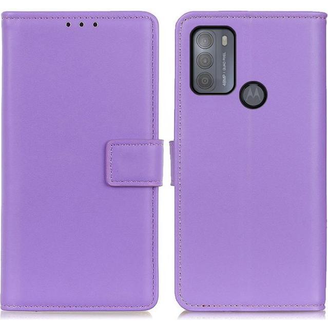 Thumbnail - MU Classic Classic II Leder Bookcover Series (Motorola Moto G50), Smartphone Hülle, Violett