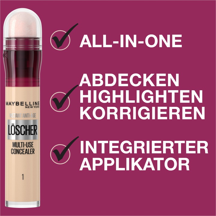 Actual product image Maybelline New York Instant Anti-Age (08 Buff)