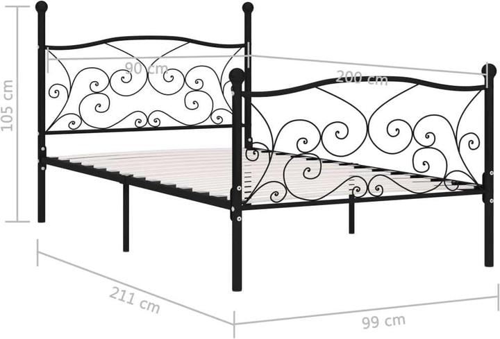 Image du produit vidaXL Cindy (90 x 200 cm)