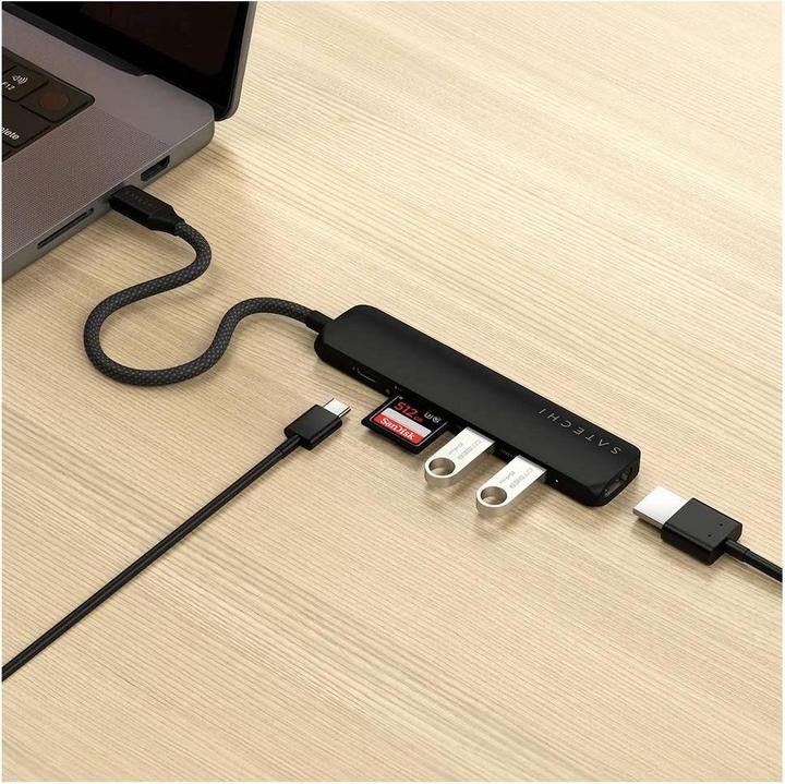 Actual product image Satechi ST-P6SK (USB-C, 6 ports)