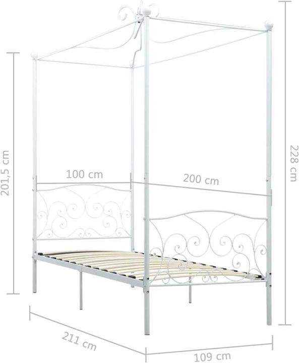 Image du produit vidaXL Bettgestell (100 x 200 cm)