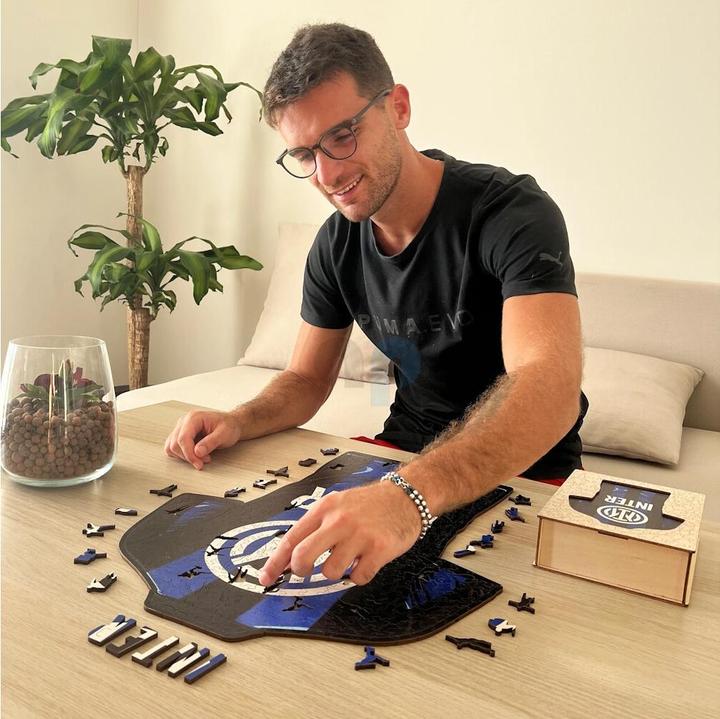 Produktbild Iconic FC Inter Mailand - Trikot - Holz Puzzle Grösse S (150 Teile) (150 Teile)
