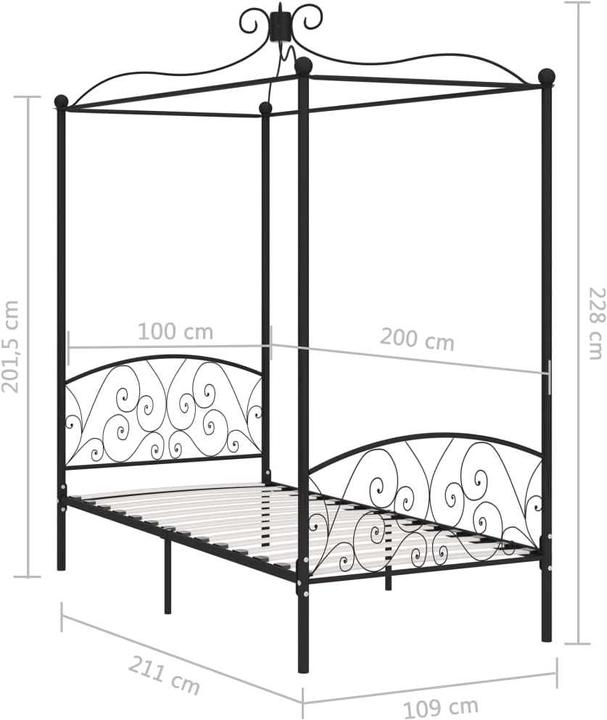 Image du produit vidaXL Bettgestell (100 x 200 cm)