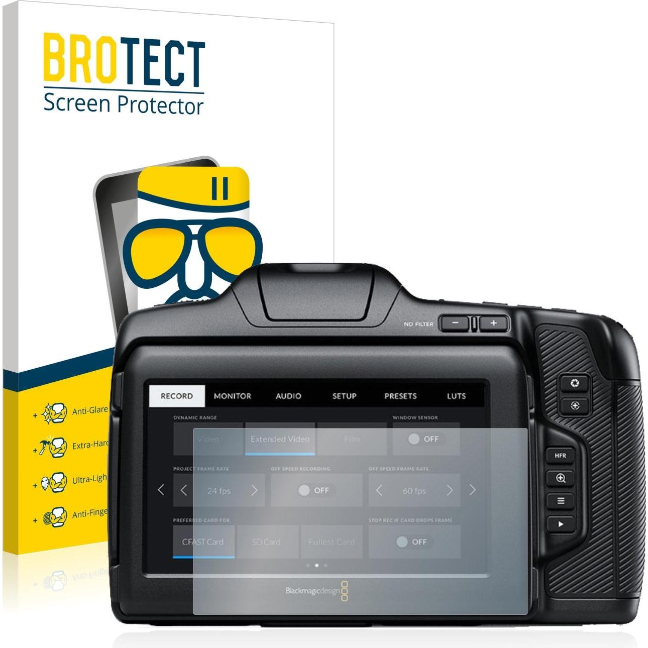 BROTECT AirGlass Panzerglasfolie Matt (Displayschutz, Pocket Cinema Camera 6K Pro), Kameraschutz