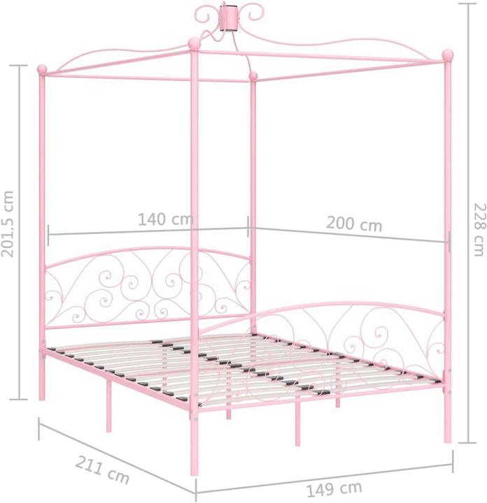 Image du produit vidaXL Bettgestell (140 x 200 cm)
