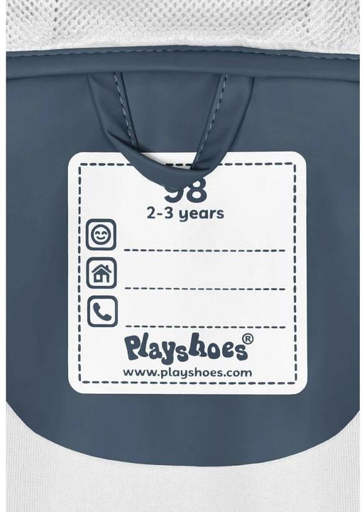 Actual product image Playshoes Regenjacke Basic Gr. 98, Marineblau (98)