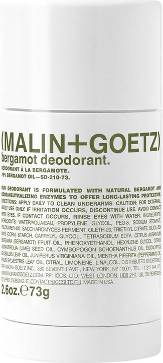 Actual product image Malin+Goetz Bergamot deodorant (Stick)