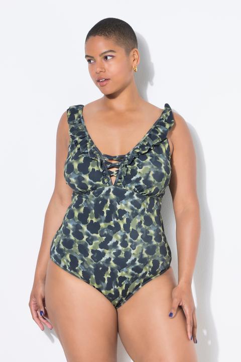 Actual product image Studio Untold Badeanzug, Softcups, Camouflage, Volants (48)
