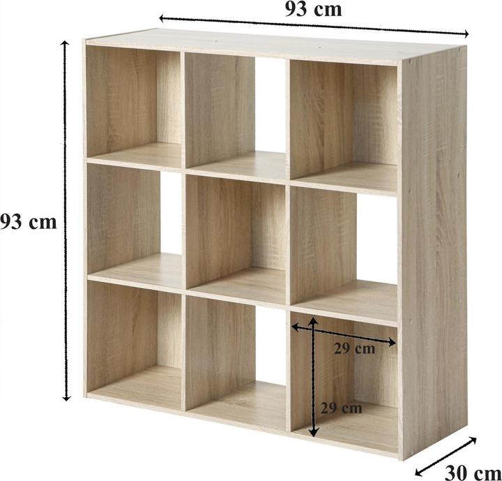 Produktbild CaliCosy Regal (92.50 x 29.50 x 92.50 cm)