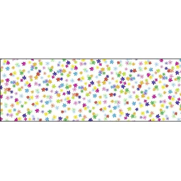 Ursus, Bastelpapier, Transparentpapier 115g/qm A4 VE=25 Blatt Frühlingserwachen Bunte Blümchen (115 g/m², 1 x)