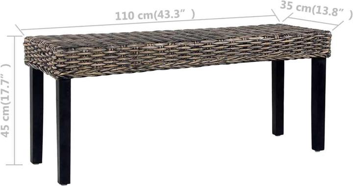 Produktbild vidaXL Bank (110 cm)