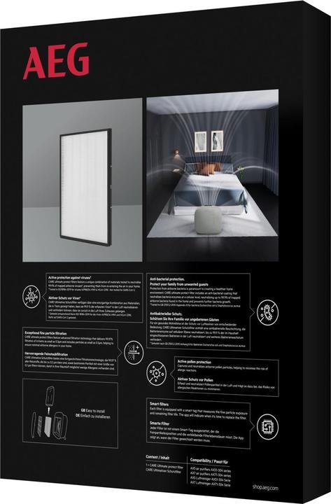 Produktbild AEG Zubehör AFWCAR3 CARE Ultimativer Schutzfilter für AX5 & AX7 (1 x)