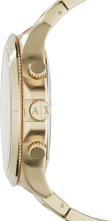 Produktbild Armani Exchange Chronograph mit Gold-Zifferblatt und 100 m Wasserdichtigkeit (Chronograph, 50 mm)