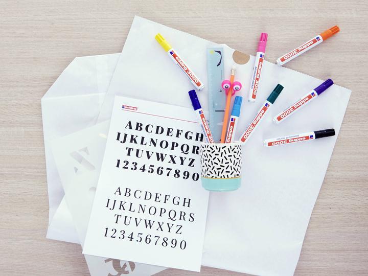 Image du produit Edding 4-3000-10999 Marqueurs permanents Noir, Rouge, Bleu, Vert, Orange, Gris