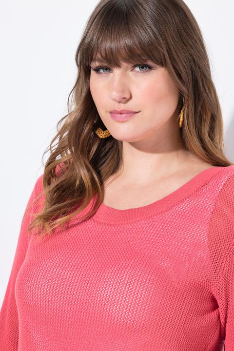 Produktbild Ulla Popken Pullover, U-Boot-Ausschnitt, 3/4-Arm (42, 44)